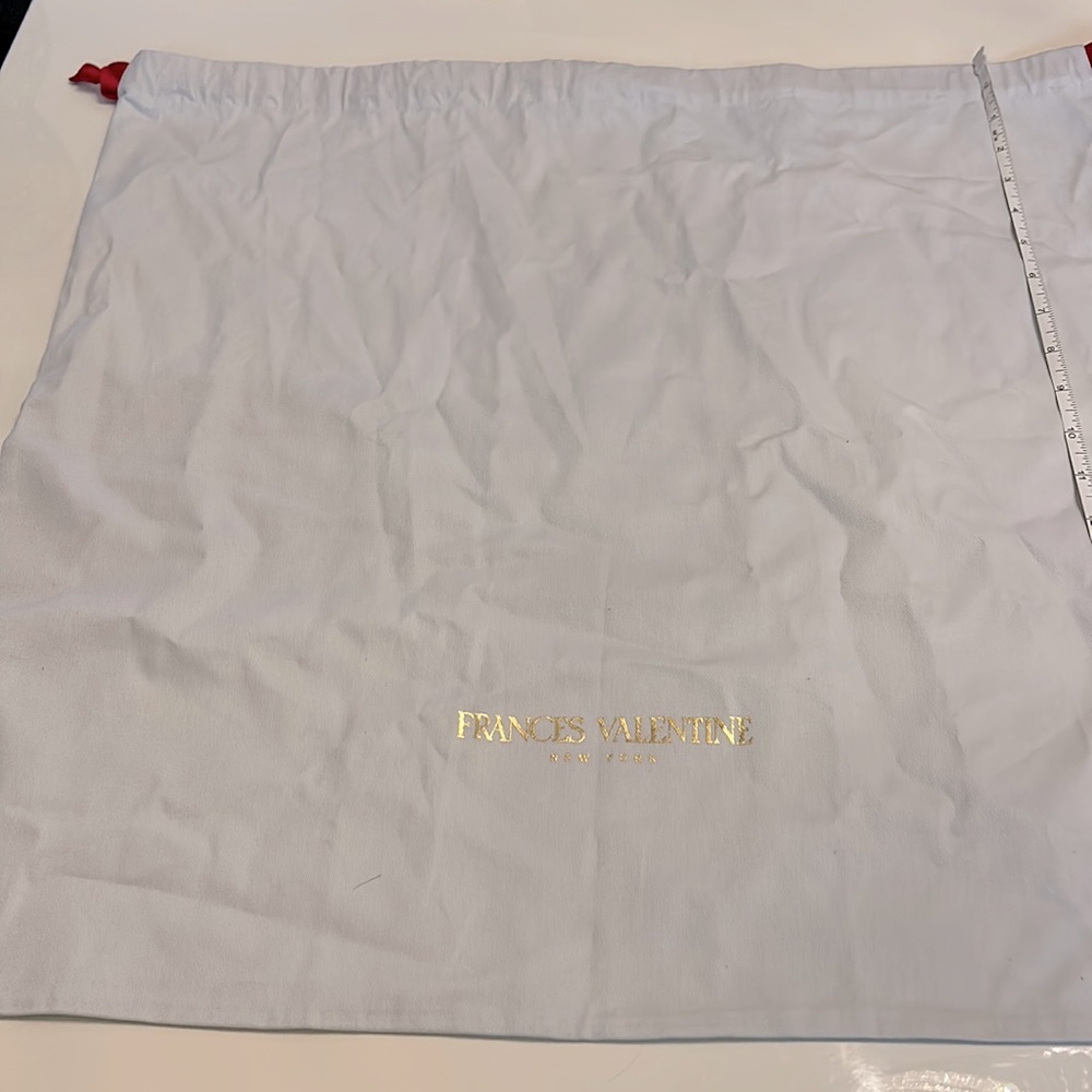 Frances Valentine dust bag 21 x 21